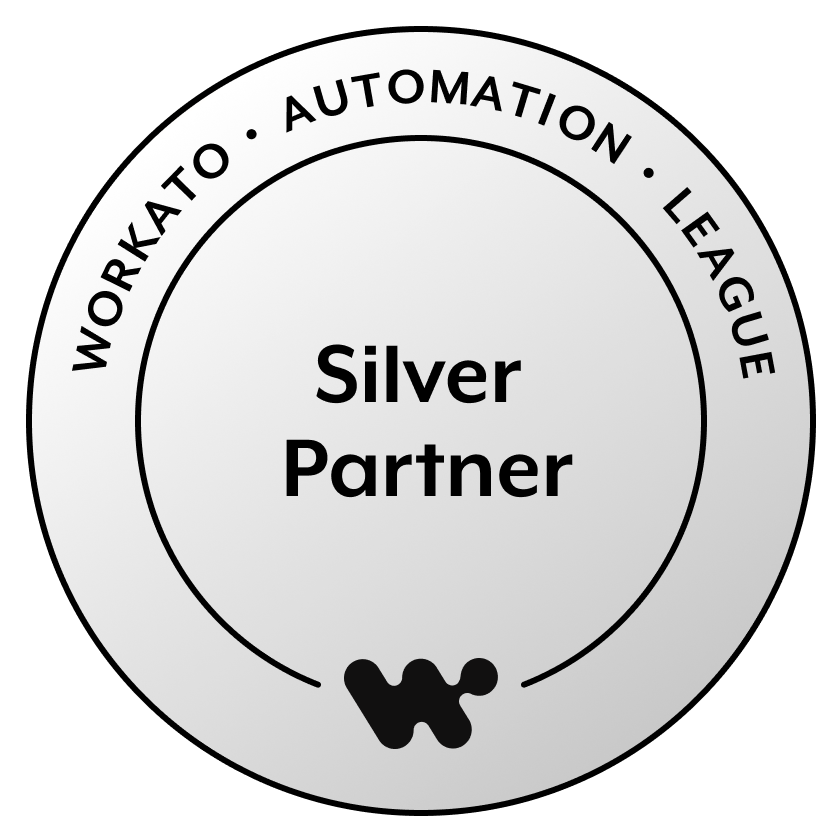 silver-partner Zilveren partner badge workato