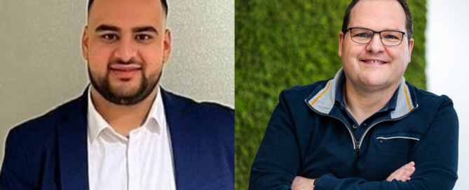 Profielfoto's Antony Masry en Peter Goedhart